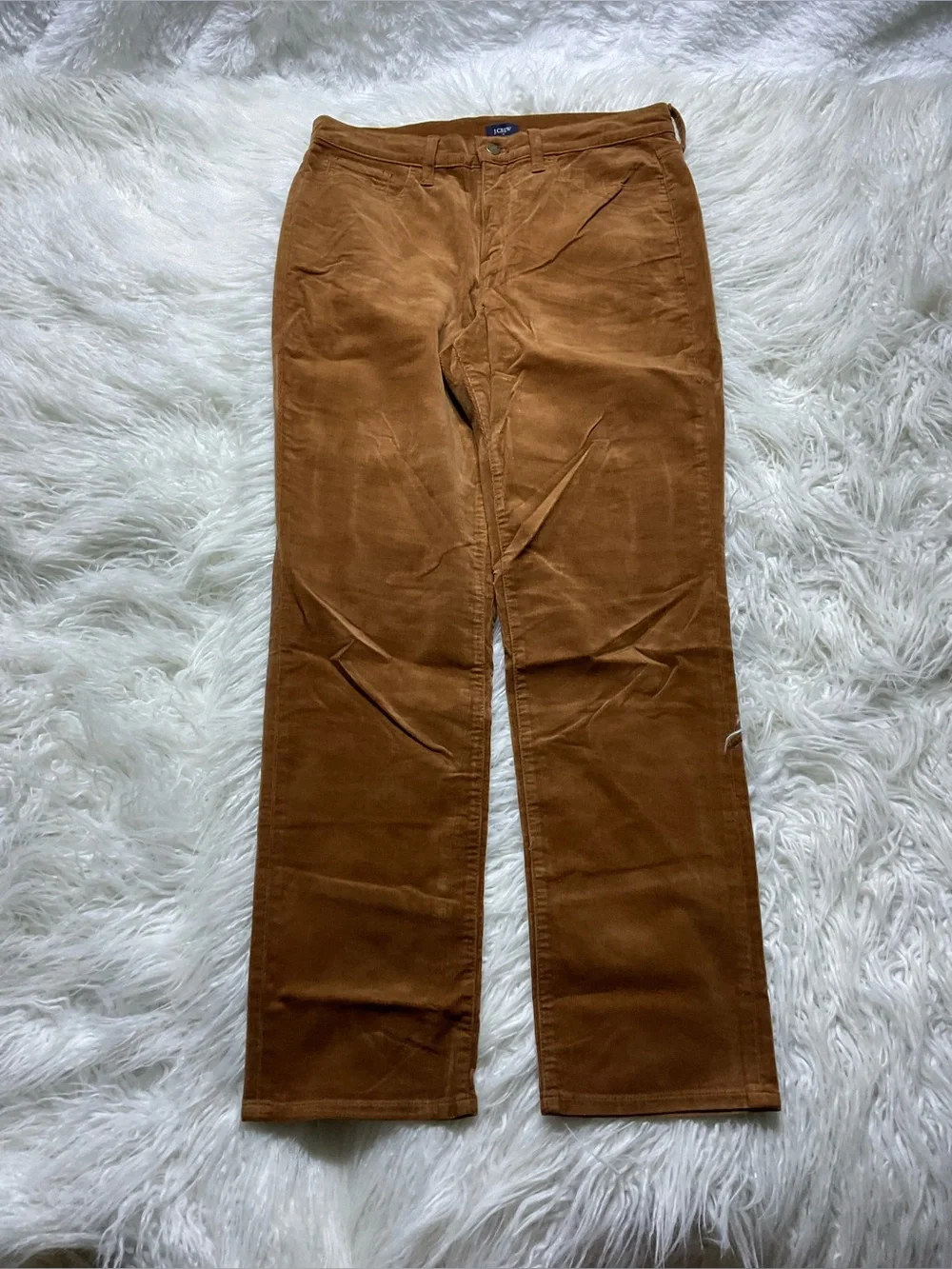 J Crew corduroy full-length essential straight pant
